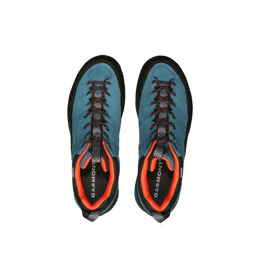 coral blue/fiesta red