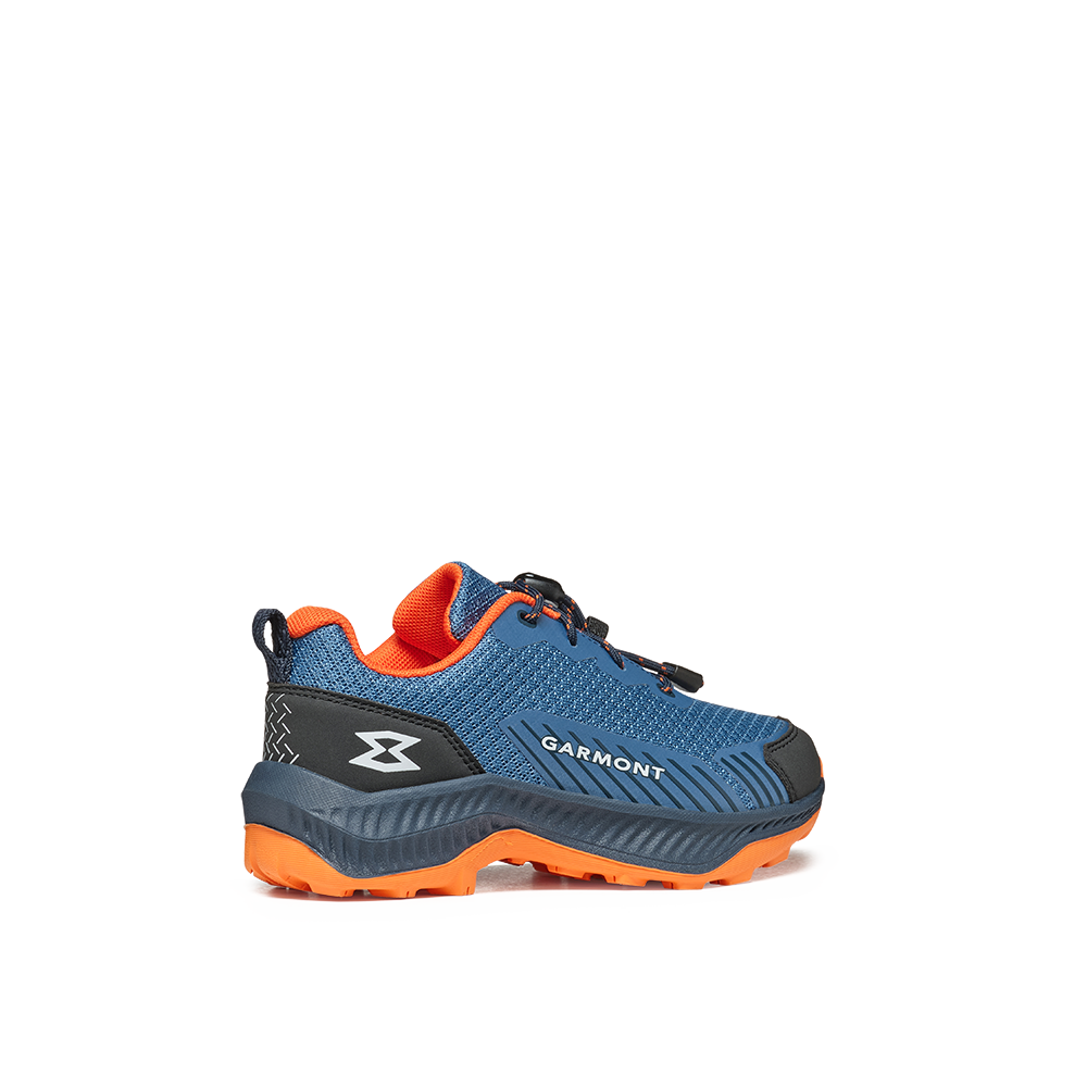 coronet blue/ persimmon orange