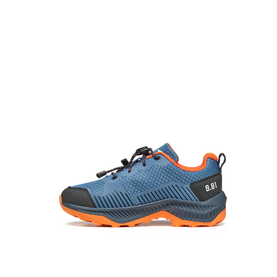coronet blue/ persimmon orange