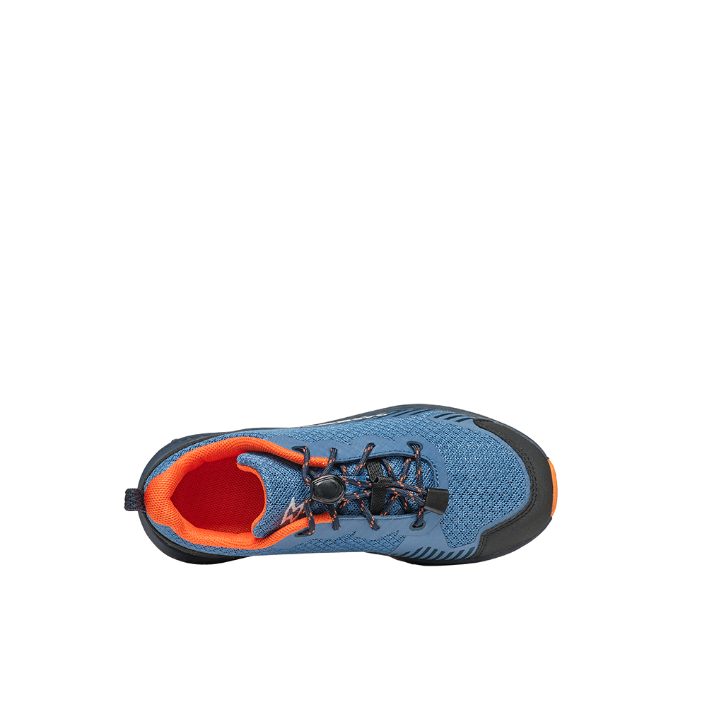 coronet blue/ persimmon orange