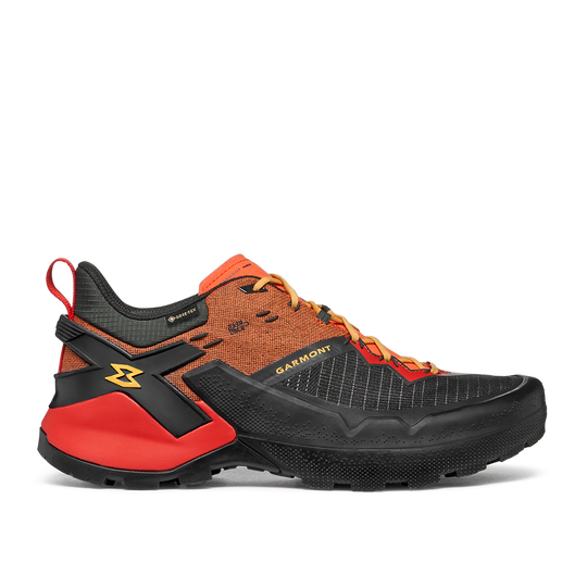 raven black/firecracker orange