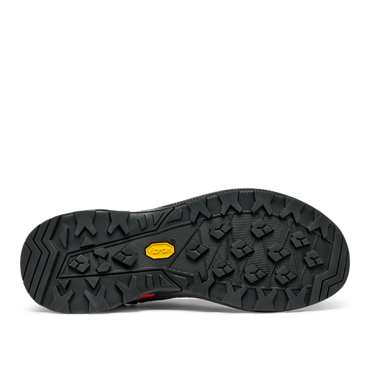 raven black/firecracker orange